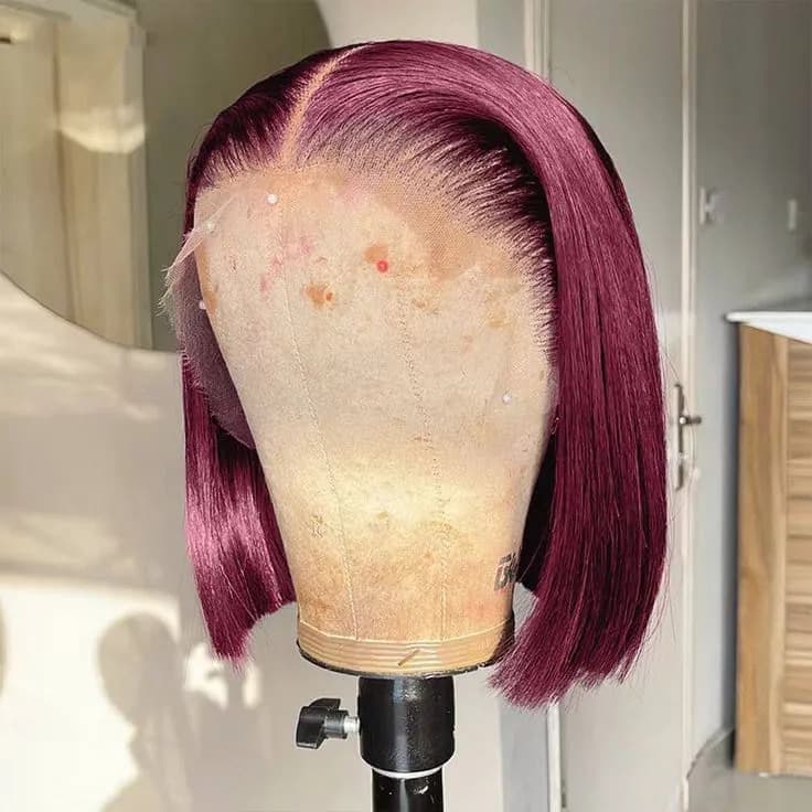 Full frontal bob pure human hair 10’inches - 1