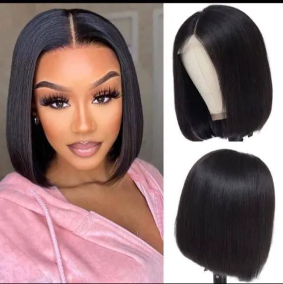 Full frontal bob pure human hair 10’inches - 3