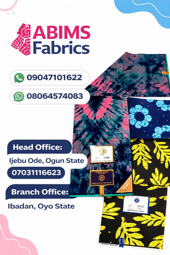 Quality Ankara Fabrics 6 yards each - 1