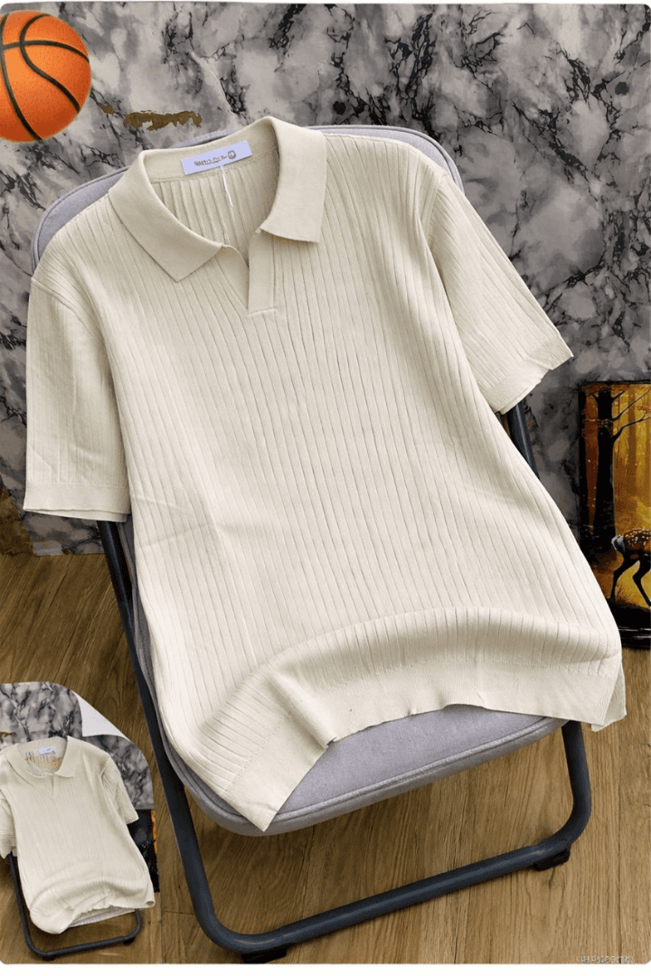 Men collar tee shirts - 1