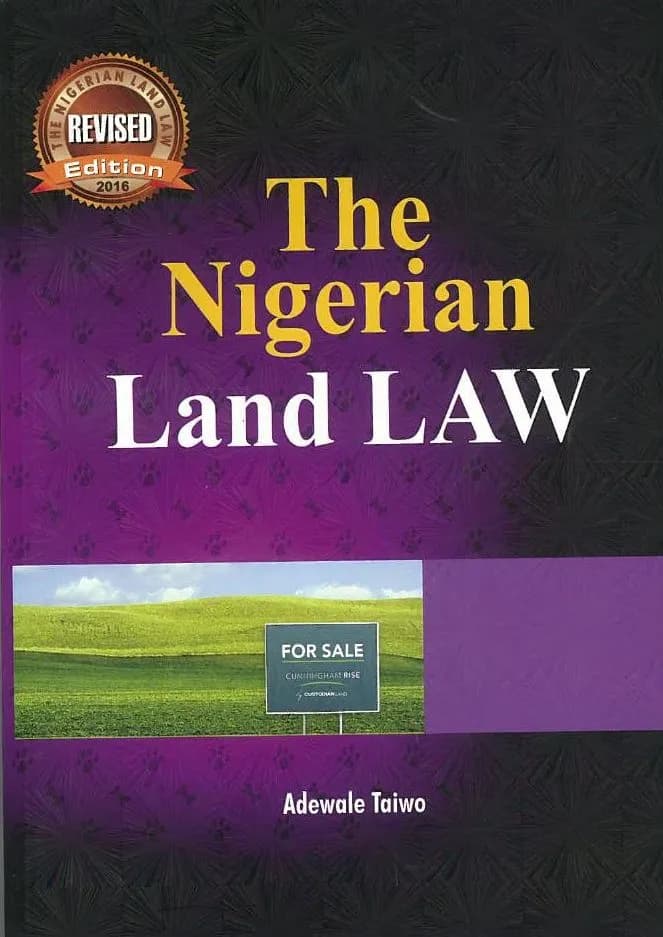 The Nigerian land law - 1