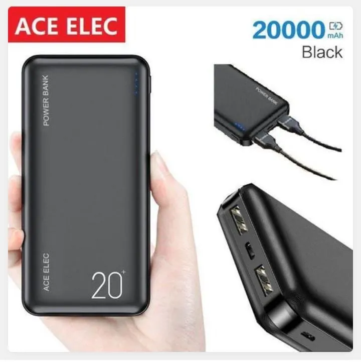 Ace elec power bank 20000mah - 1